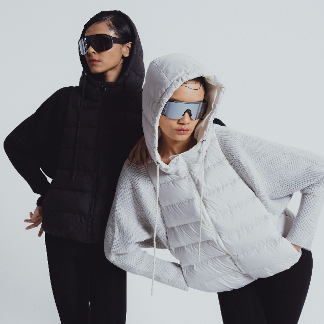 Inner Puffer Knit Women / Inner Puffer Winter Women /  Coat Knit Puffer / Coat Rajut Dan Puffer Wani
