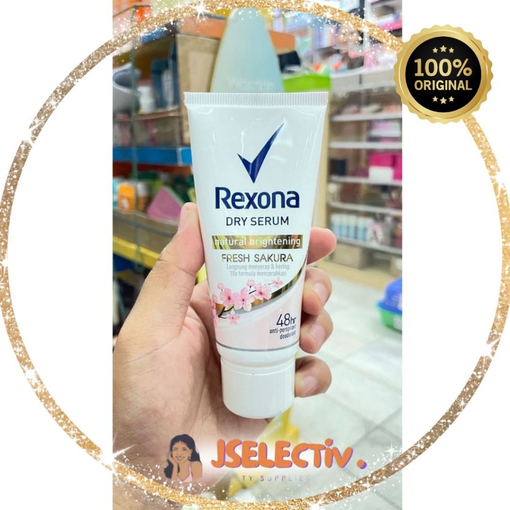 REXONA DRY SERUM - Deodoran Krim // JSELECTIV X JHON KOSMETIK // Pencerah Ketiak Reksona REXONA