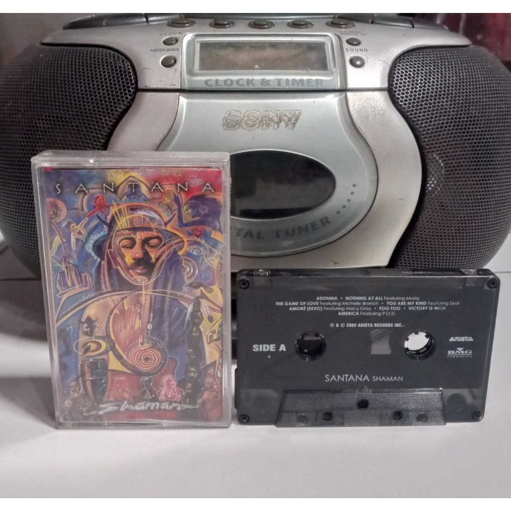Kaset Pita Santana - Shaman