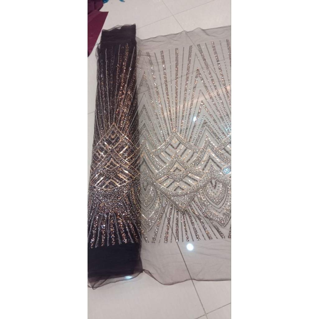 TULLE PAYET JKP /TILE PAYET / TULLE PAYET / TILE GAUN MEWAH / TILE MEWAH