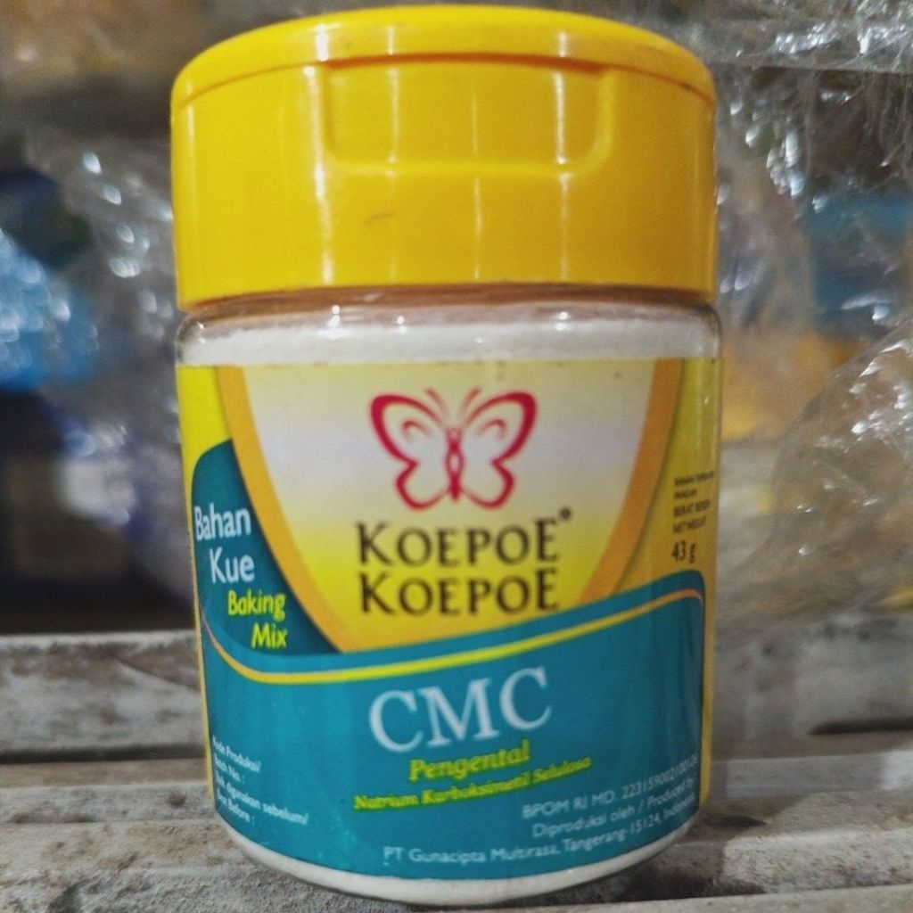 Koepoe CMC Pengental Makanan Minuman 43gr - Pengental Alami, Tanpa Pengawet, Mudah Digunakan