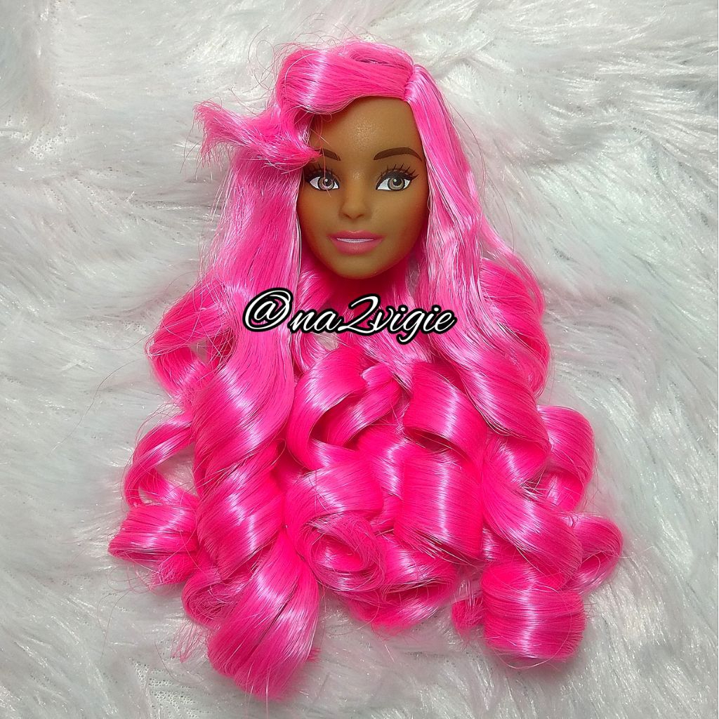 Head Boneka Barbie / Kepala Boneka Barbie Reroot 04