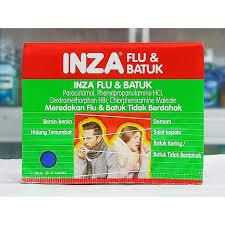 Inza Flu Batuk 4 tablet Mengatasi Pilek Dan batuk