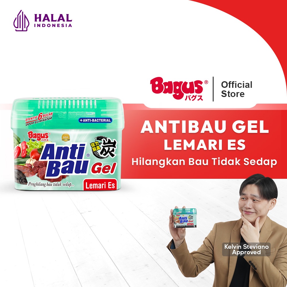 Bagus Anti Bau Gel - Penghilang Bau Penetral Bau Lemari Rak & Kulkas / Lemari Es