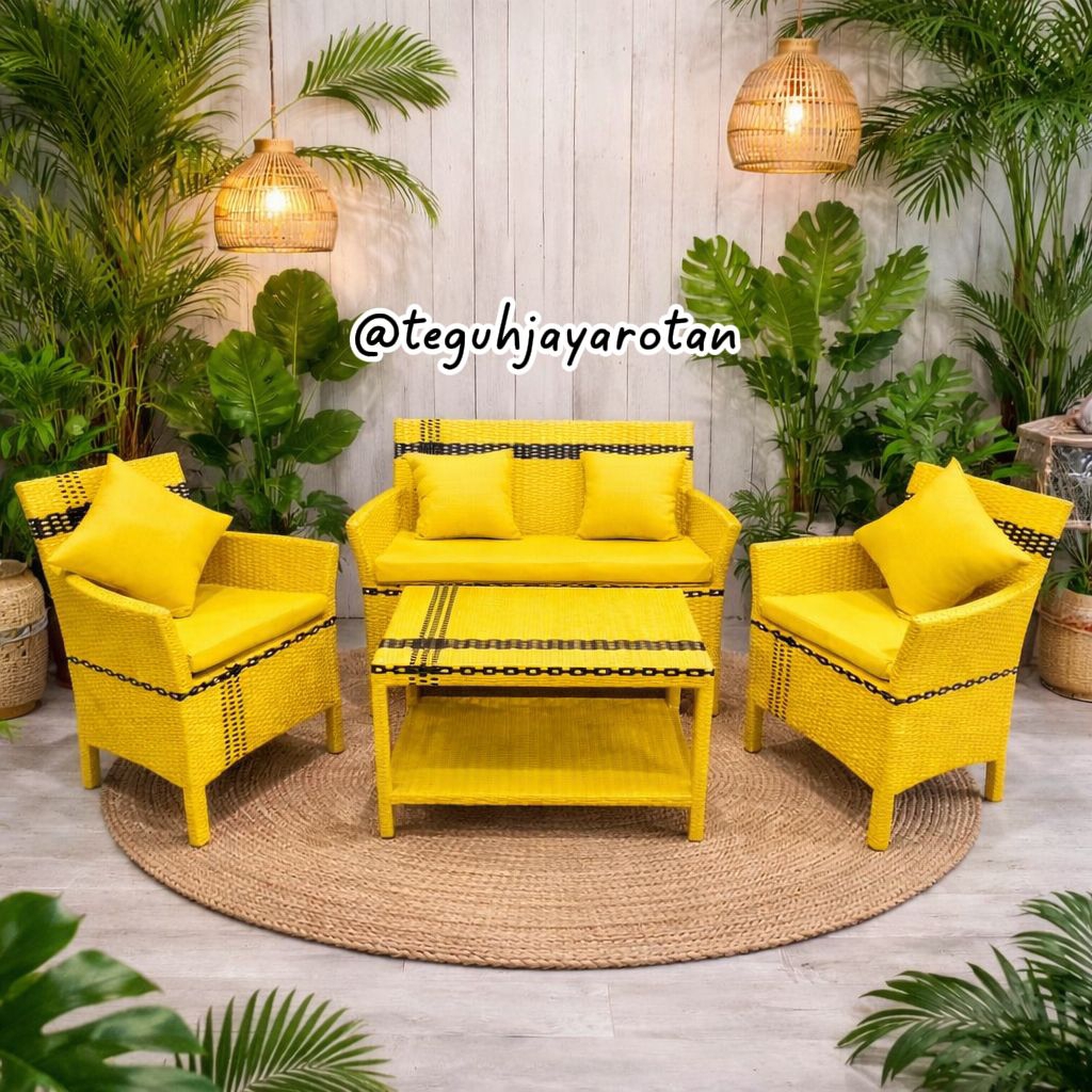 Sofa / KURSI TAMU hawai rotan sintetis