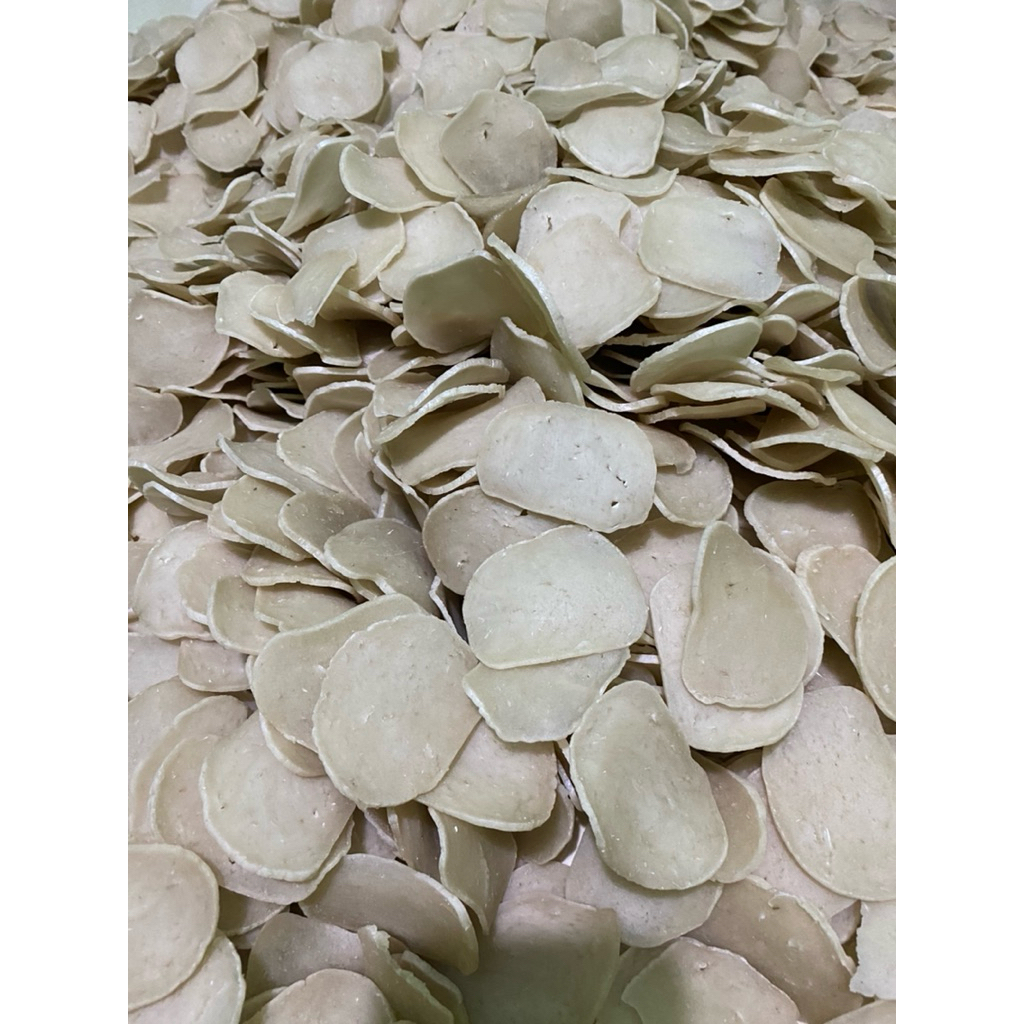 Krupuk Ikan Payus Mentah 1kg Asli Khas Lamongan Homemade by Lautara | Jumbo Renyah Gurih & Lezat