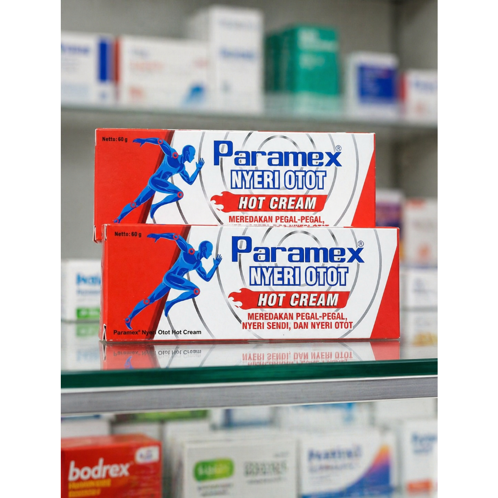 PARAMEX NYERI OTOT HOT CREAM TUB, meredakan Pegal - Pegal , Nyeri Sendi dan Nyeri Otot