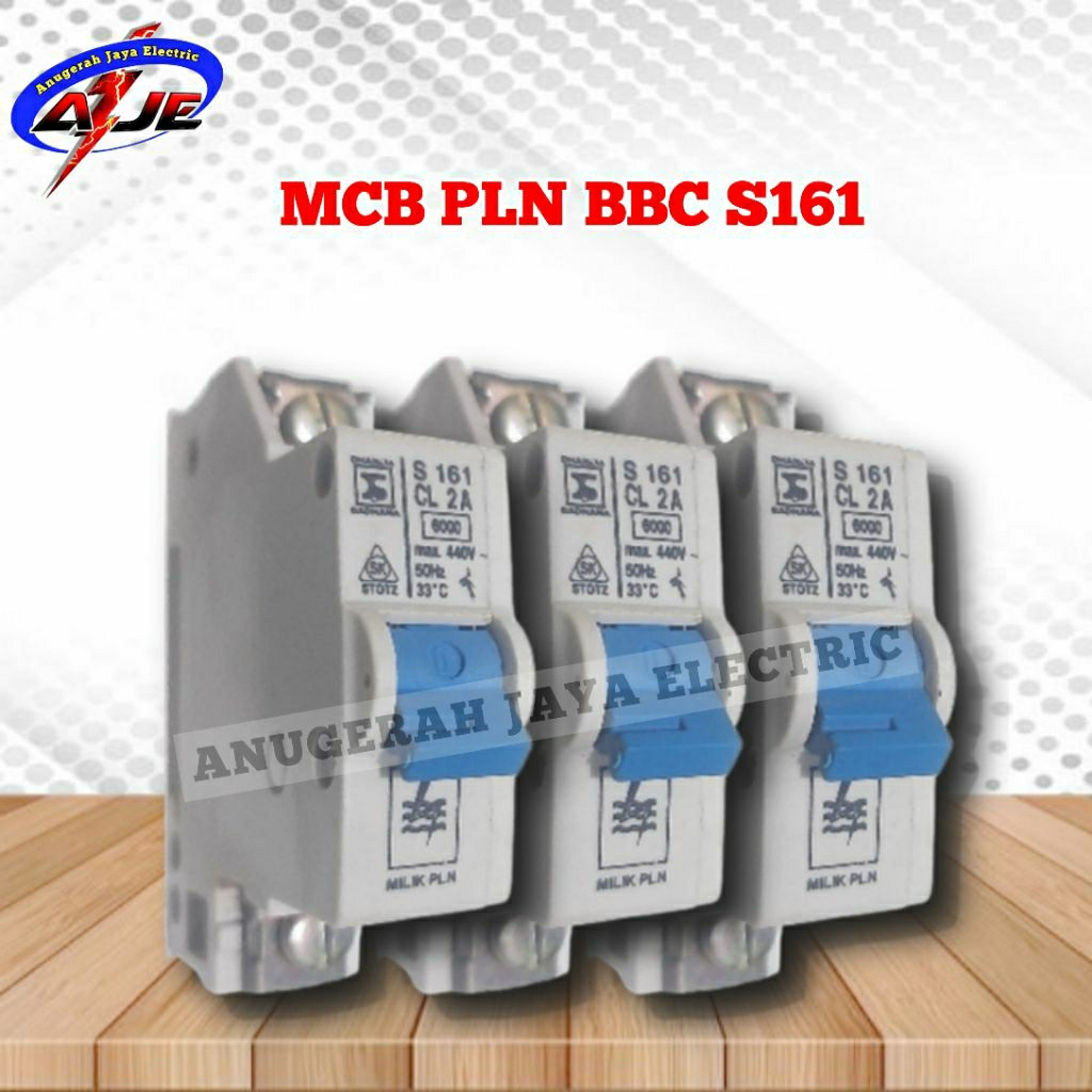 MCB PLN BBC 1PHASE. TERSEDIA 2A. 4A. 6A. 10A. 16A. 20A. 25A. KUALITAS TERJAMIN.