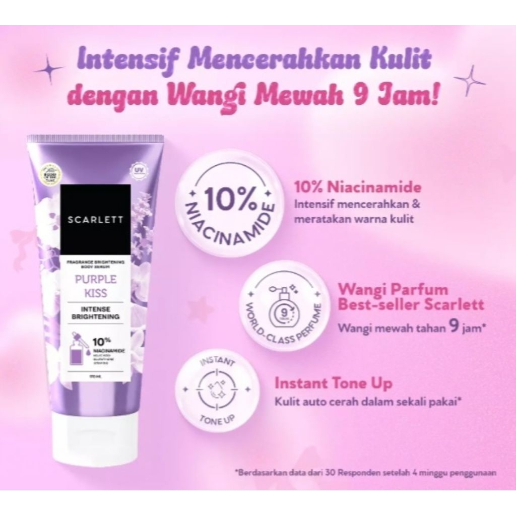 SCARLETT Body Serum Purple Kiss