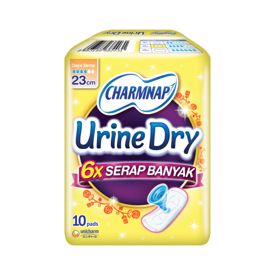 Charmnap Urine Dry 23cm Pembalut Urine 10pads