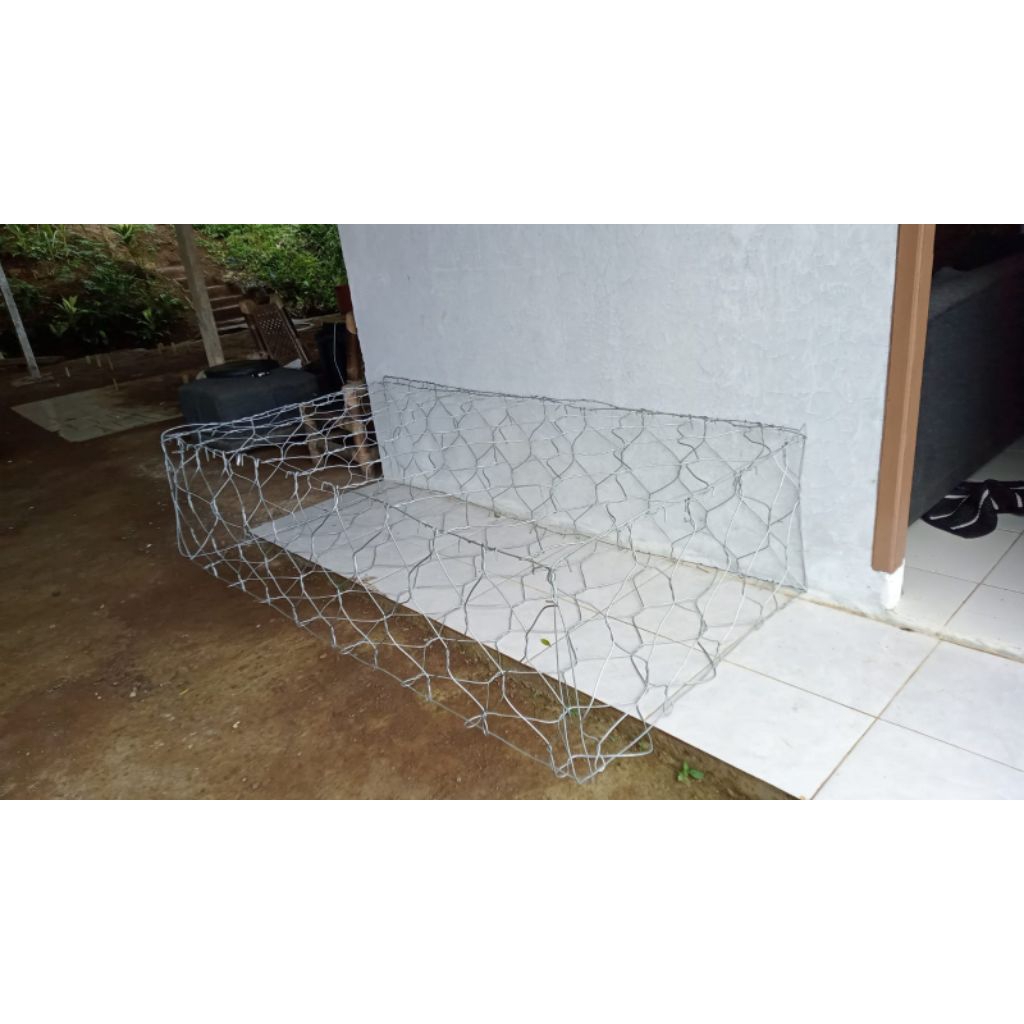Bronjong Kawat Galvanis Hexagonal Wire Mesh