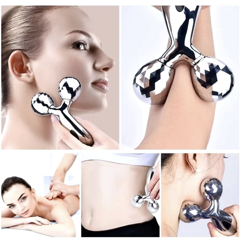 Alat pijat manual Alat pijat wajah Penirus 3D Massager / Facial Massager Alat Refleksi Pijat Terapi 