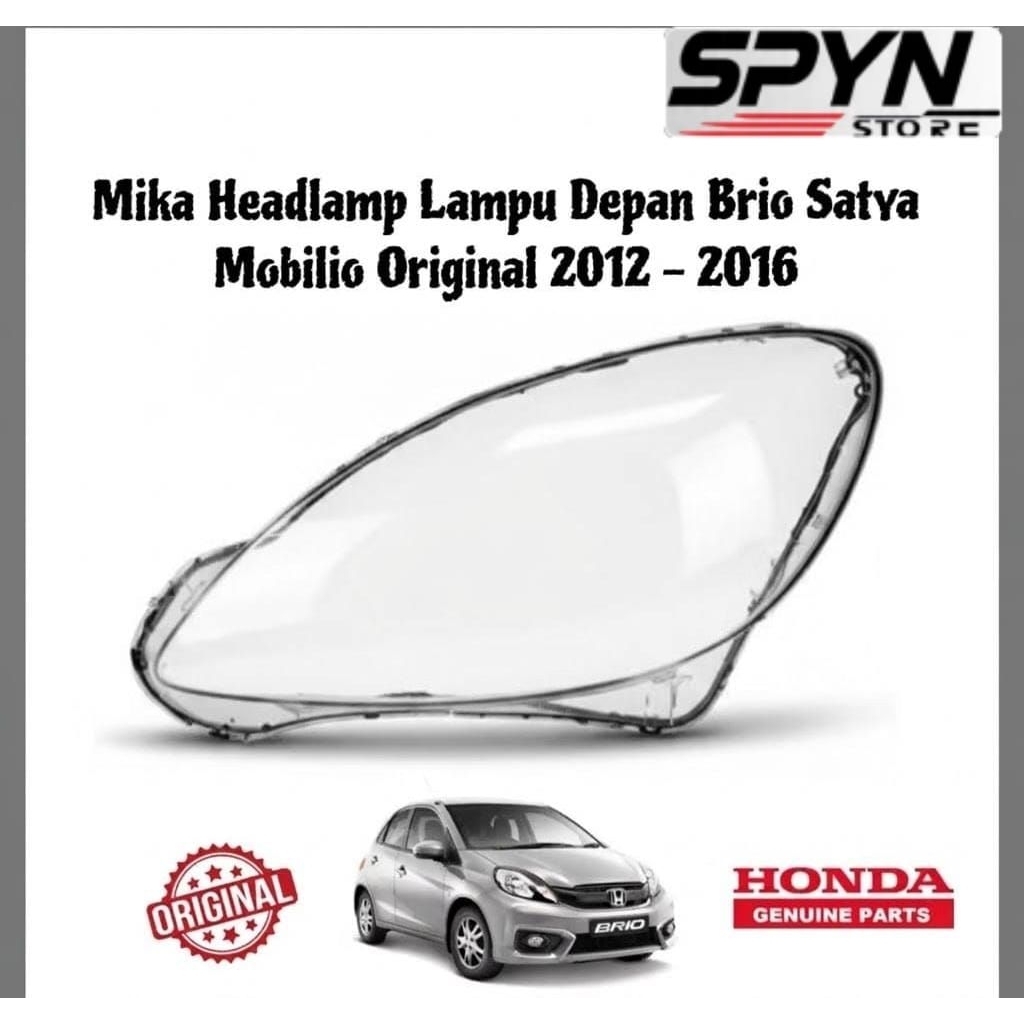 mika headlamp lampu depan Brio Satya Mobilio tahun 2012-2016 original copotan kanan atau kiri