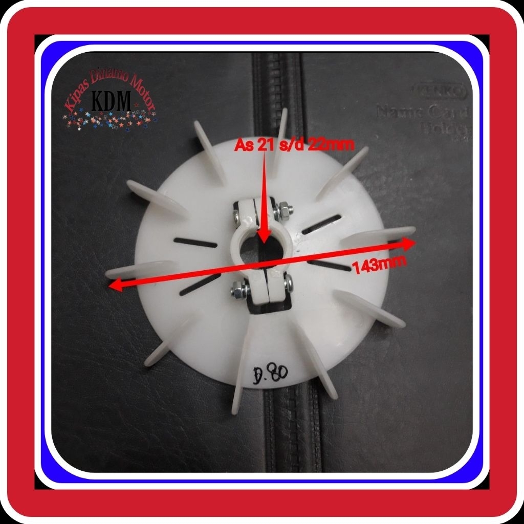 D80 Kipas Dinamo-Kipas Electro Motor-External Fan