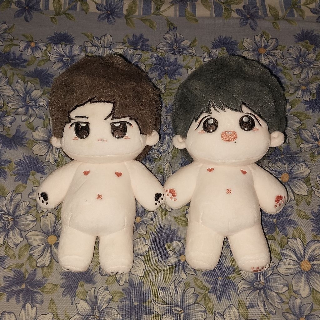 [READY STOCK] 1set doll 20cm panther mooncake bjyx bozhan yizhan wang yibo xiao zhan