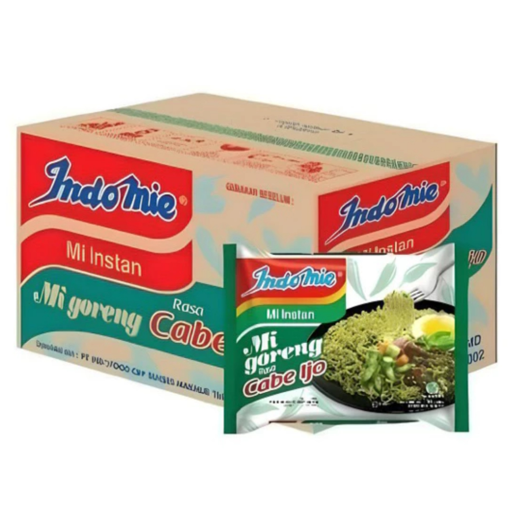 INDOMIE GORENG CABE IJO SATU DUS DAN 1/2 DUS BY~UmufaStore~