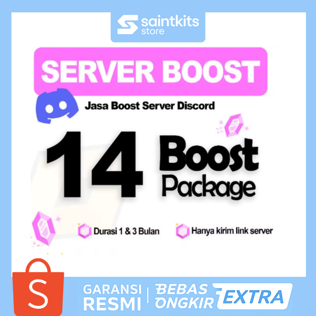 Jasa Boost Server Discord sampai Level 3 14x Boost