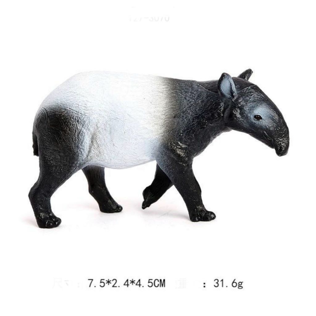 Miniatur hewan Tapir - mainan simulasi hewan edukasi Tapir - tapir figure animal