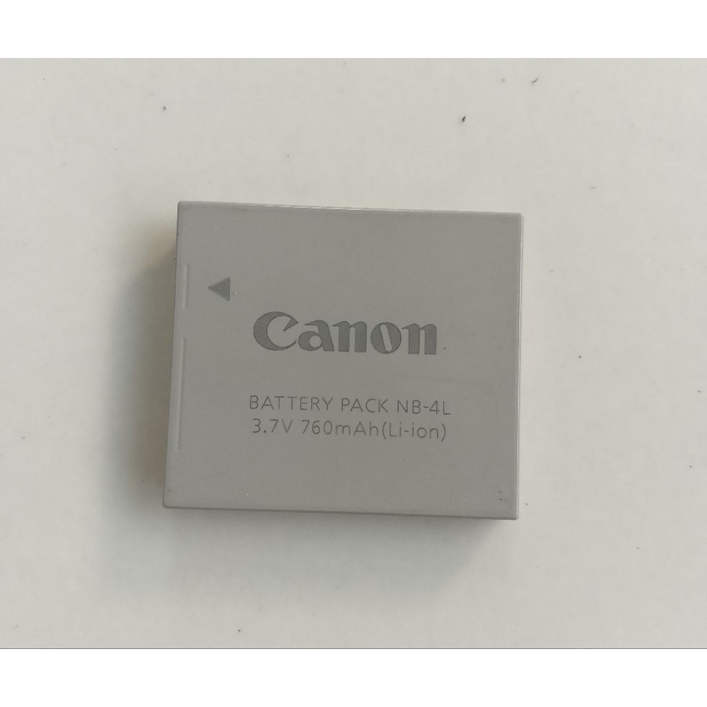 batre digicam canon NB-4L bekas normal