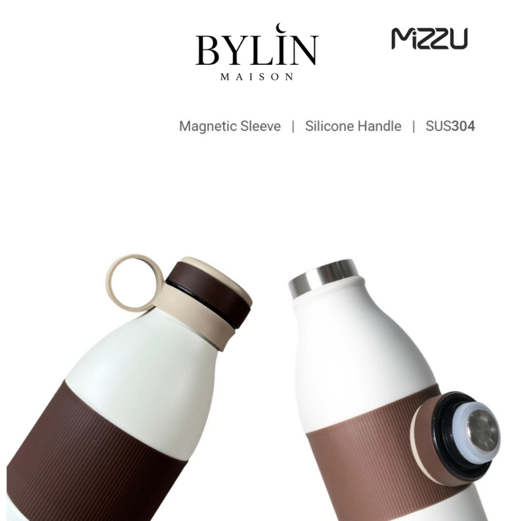 BYLIN Maison x Mizzu Bottle - Orbit Botol Minum 750ml Magnetic - Tumbler Kopi Stainless Tahan Panas 