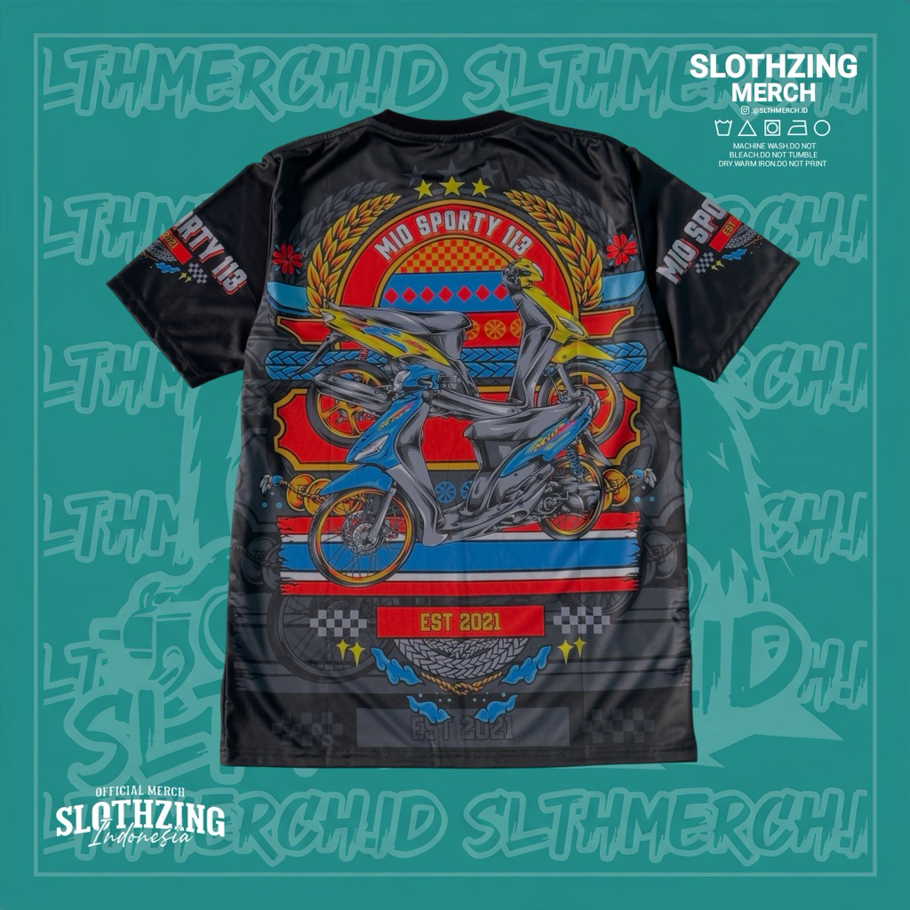 JERSEY THAILAND STYLE | MIO SPORTY 113 | SLOTHZING INDONESIA