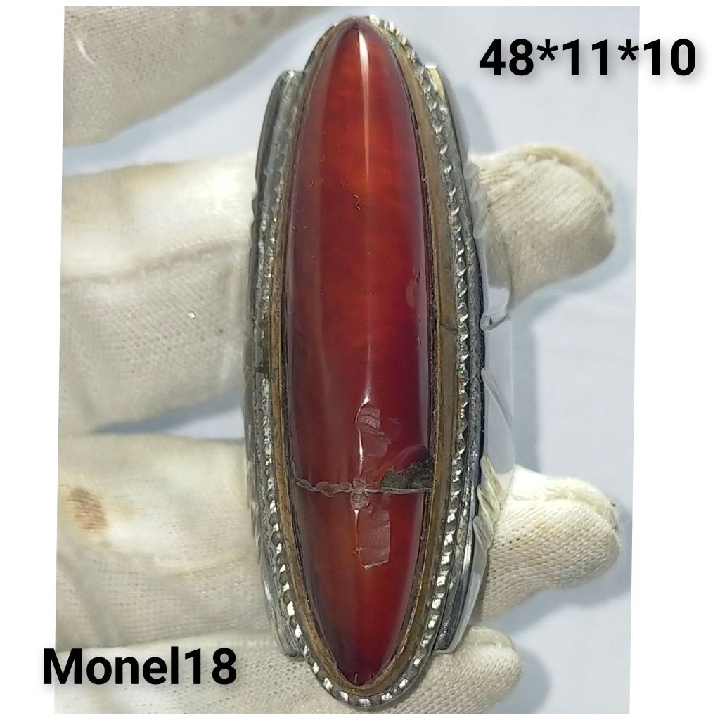 natural cincin batu akik pandan Merah