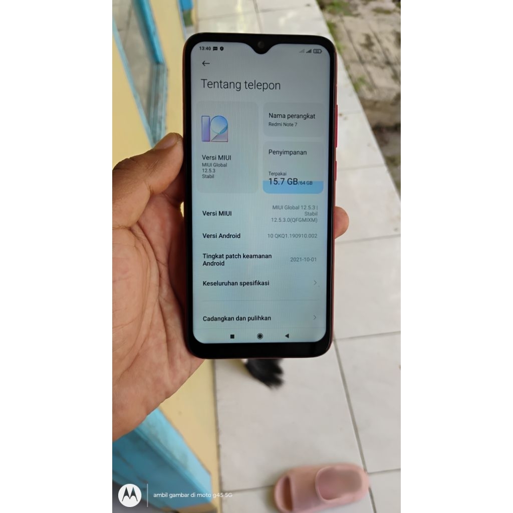 redmi note 7 4/64 normal batangan