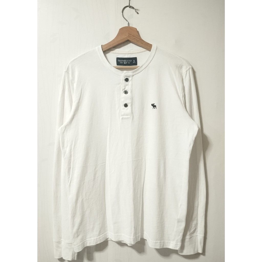 HENLEY SHIRT BY ABERCROMBIE & FITCH LONG SLEEVE