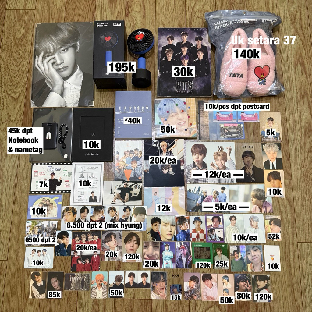 BTS Taehyung Jungkook Jimin Suga Yoongi Seokjin Jin Namjoon RM Jhope Hoseok pc photocard 4th muster 