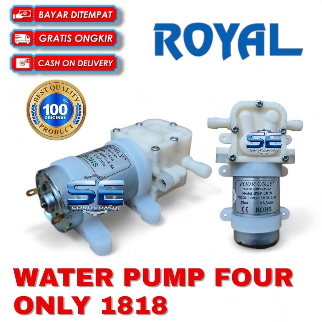 WATER PUMP ROYAL DINAMO POMPA AIR DISPENSER GALON BAWAH ROYAL FOUR ONLY