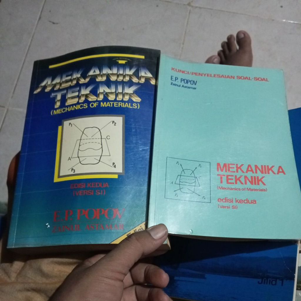 BUKU MEKANIKA TEKNIK E.P POPOV EDISI KEDUA REVISI DILENGKAPI KUNCI/PENYELESAIAN SOAL-SOAL