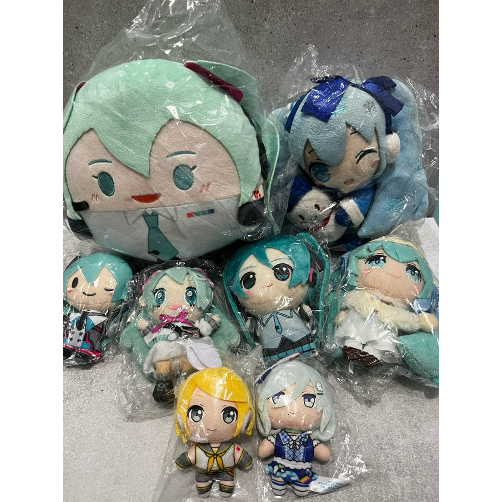 [MIKU] READY OFFICIAL Boneka Keychain Hatsune Miku Kagamine Rin Megurine Luka