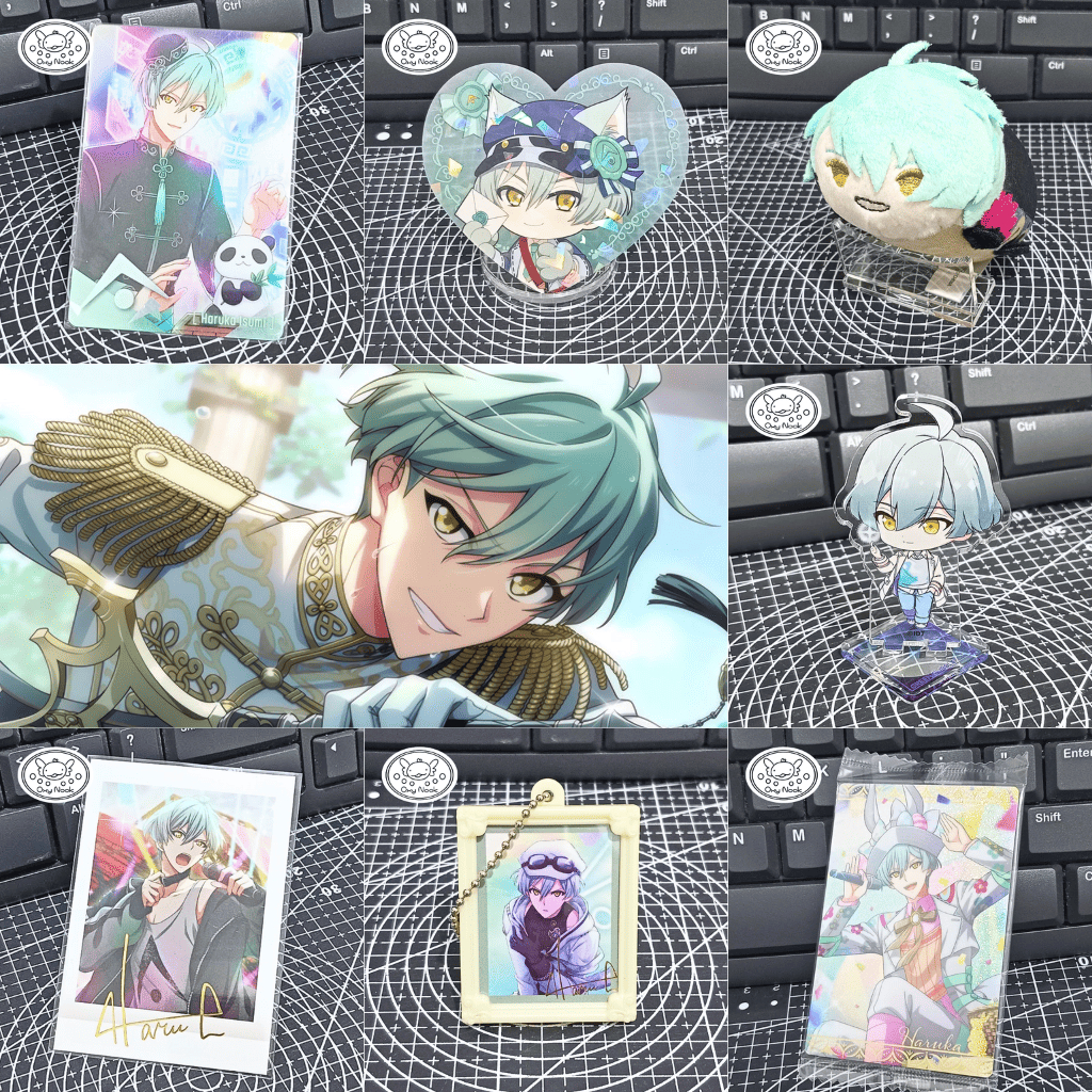 Idolish 7 Ainana Official Merch Card, Plush, Acrylic Stand & Frame Keychain Zool Haruka Isumi