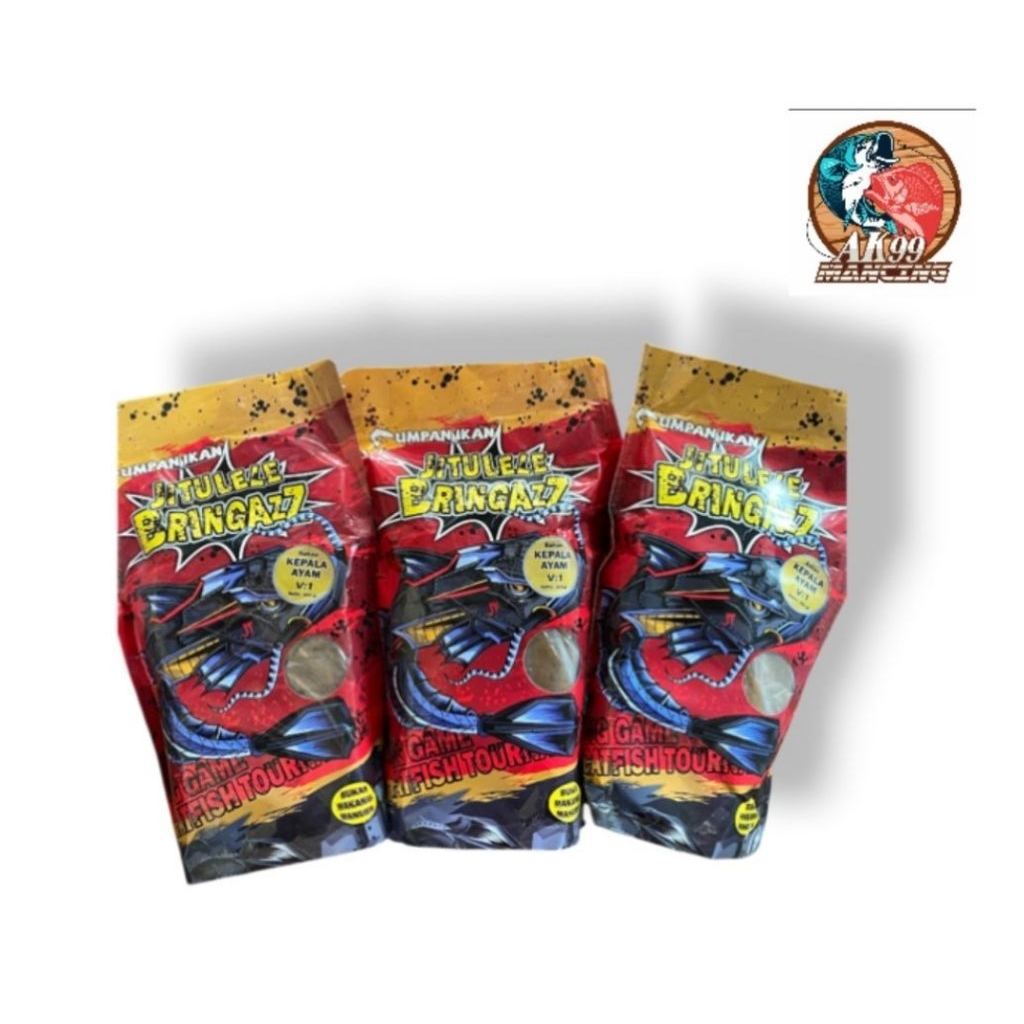 Umpan Ikan Lele Jitu Bringazz 500gr Galatama