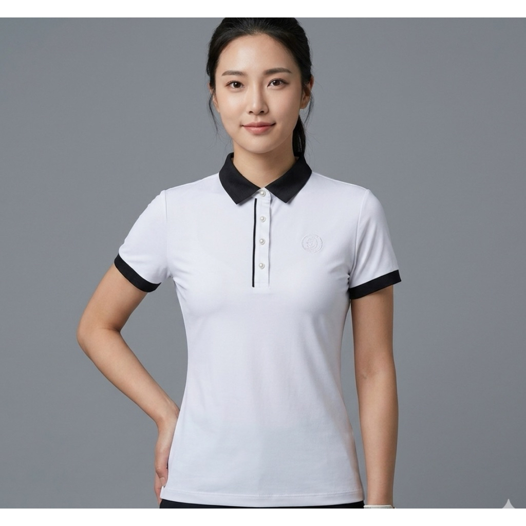 Baju Golf Wanita MACAW White LD 84 Preloved