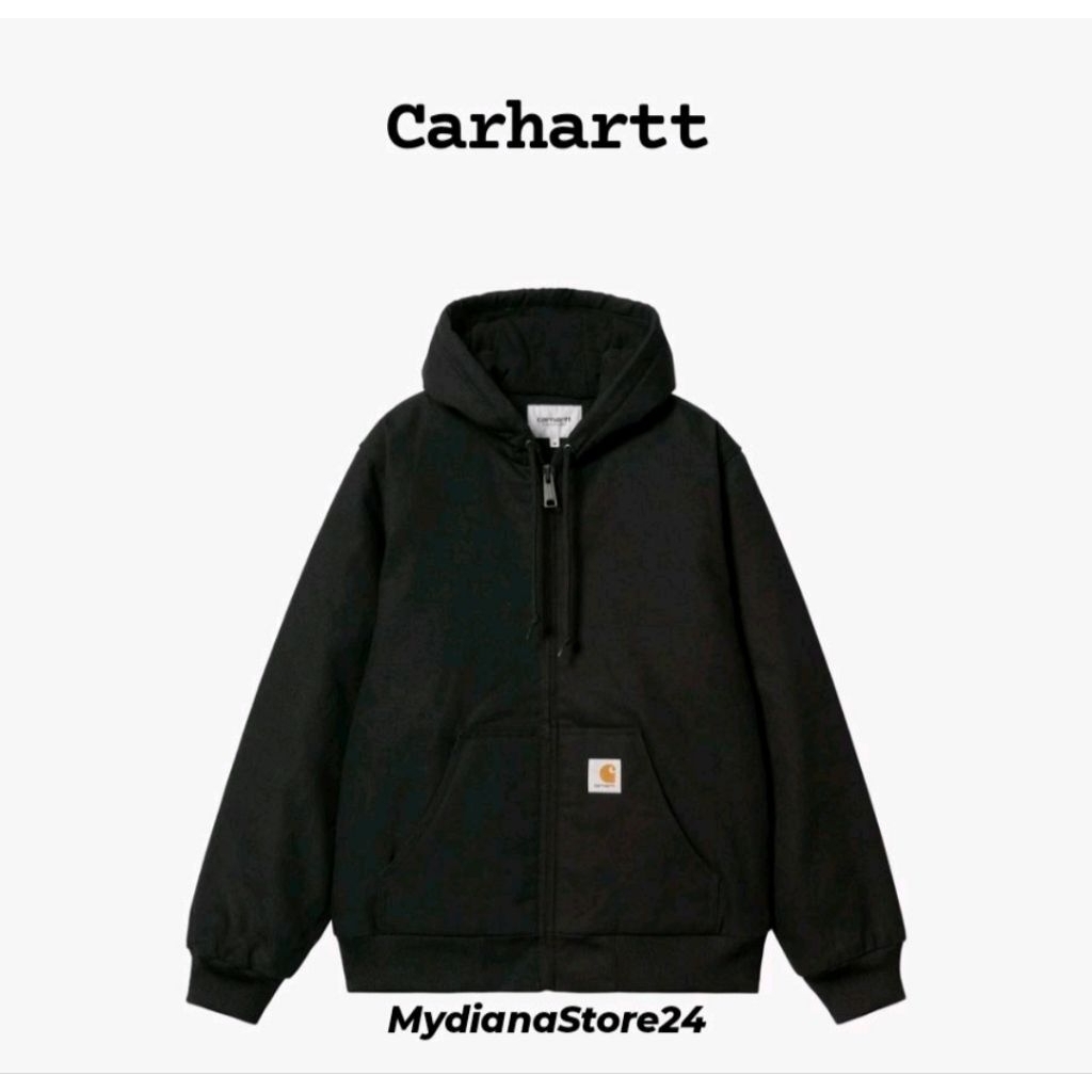 CARHARTT - CARHARTT WIP ACTIVE JACKET - BLACK