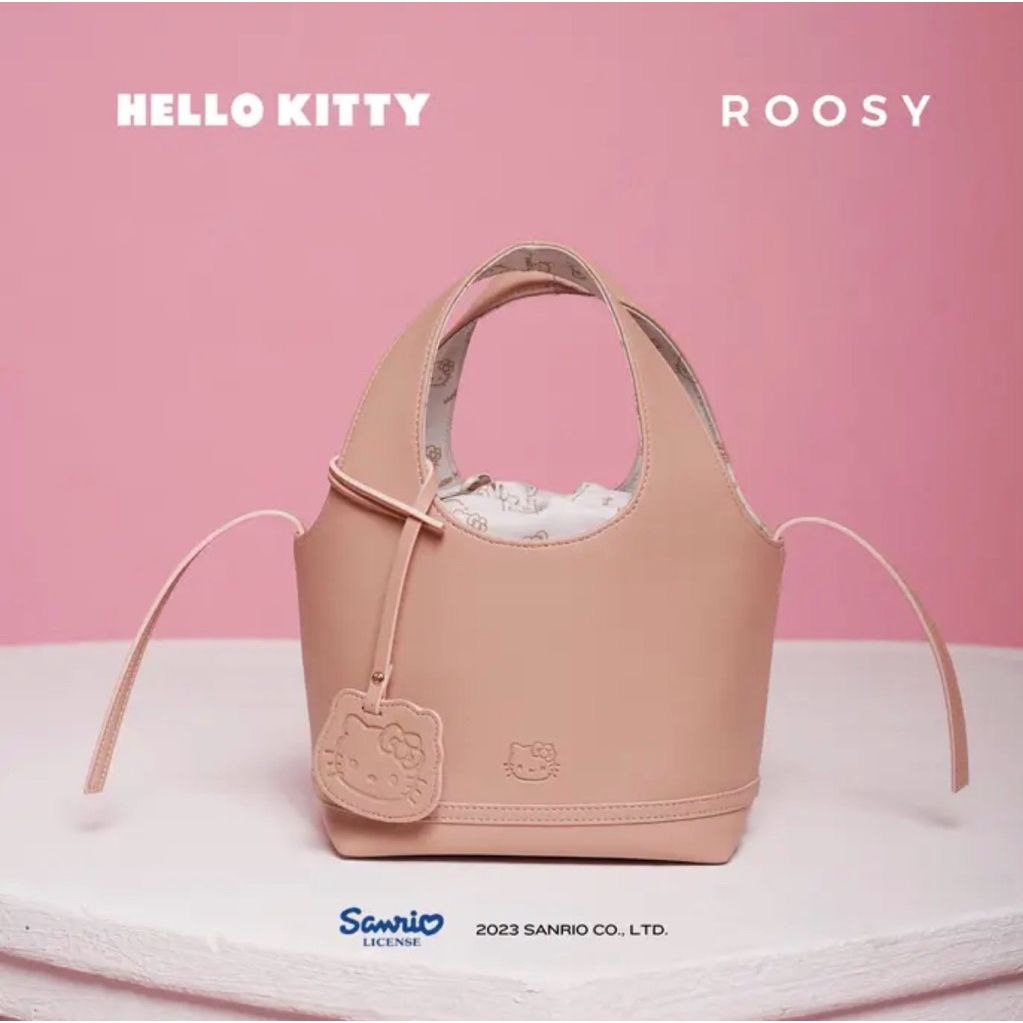 Preloved Roosy Bag Mini Sol Hello Kitty Edition - Flamingo