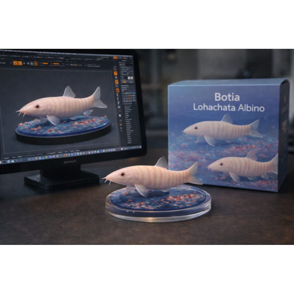 Botia Lohachata Albino / Botia India Albino