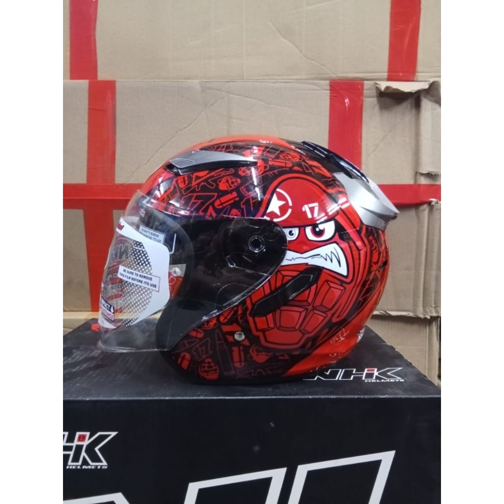 Helm NHK R1 double visor replika motoGP Karel Abraham