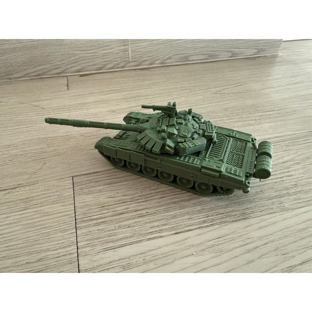 T-72 tank, scale 65, 3d printed tank, diecast militer