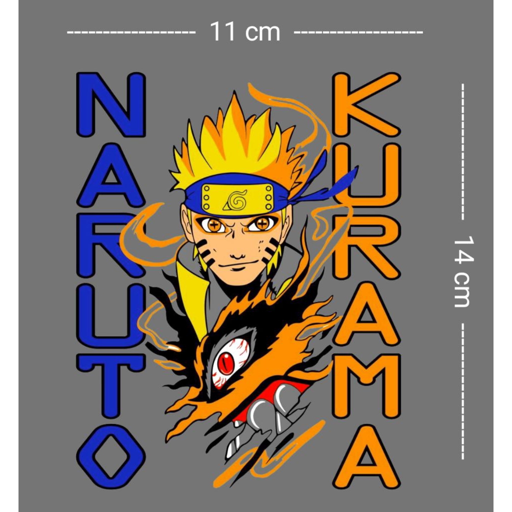 Stiker Sablon Setrika DTF Design Anime | Sablon Stiker UV DTF Design Keren | Sablon Stiker DTF | Sab