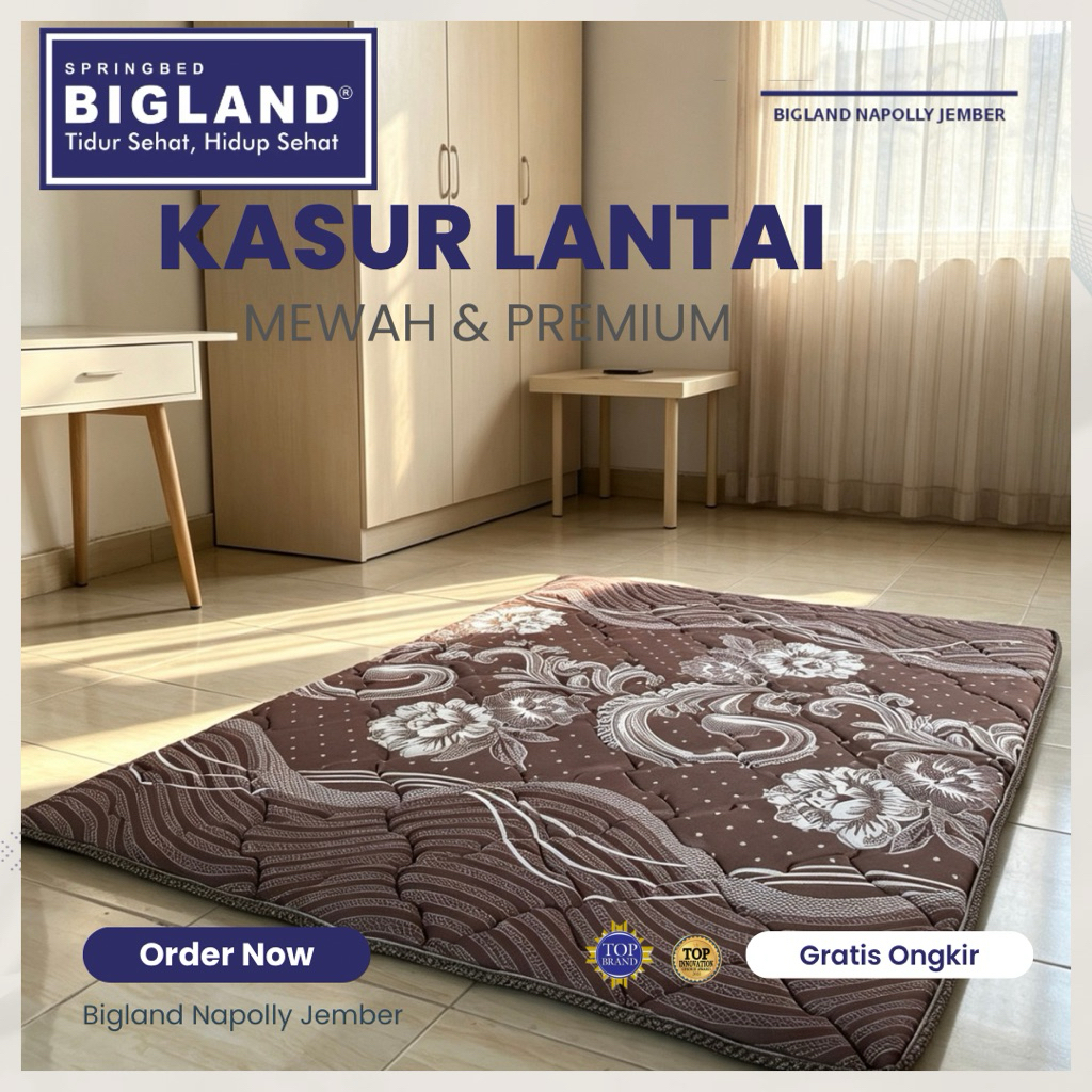 Kasur Lantai By Bigland / Matrass Lantai / Kasur Lipat (Ketebalan 3-5 cm)
