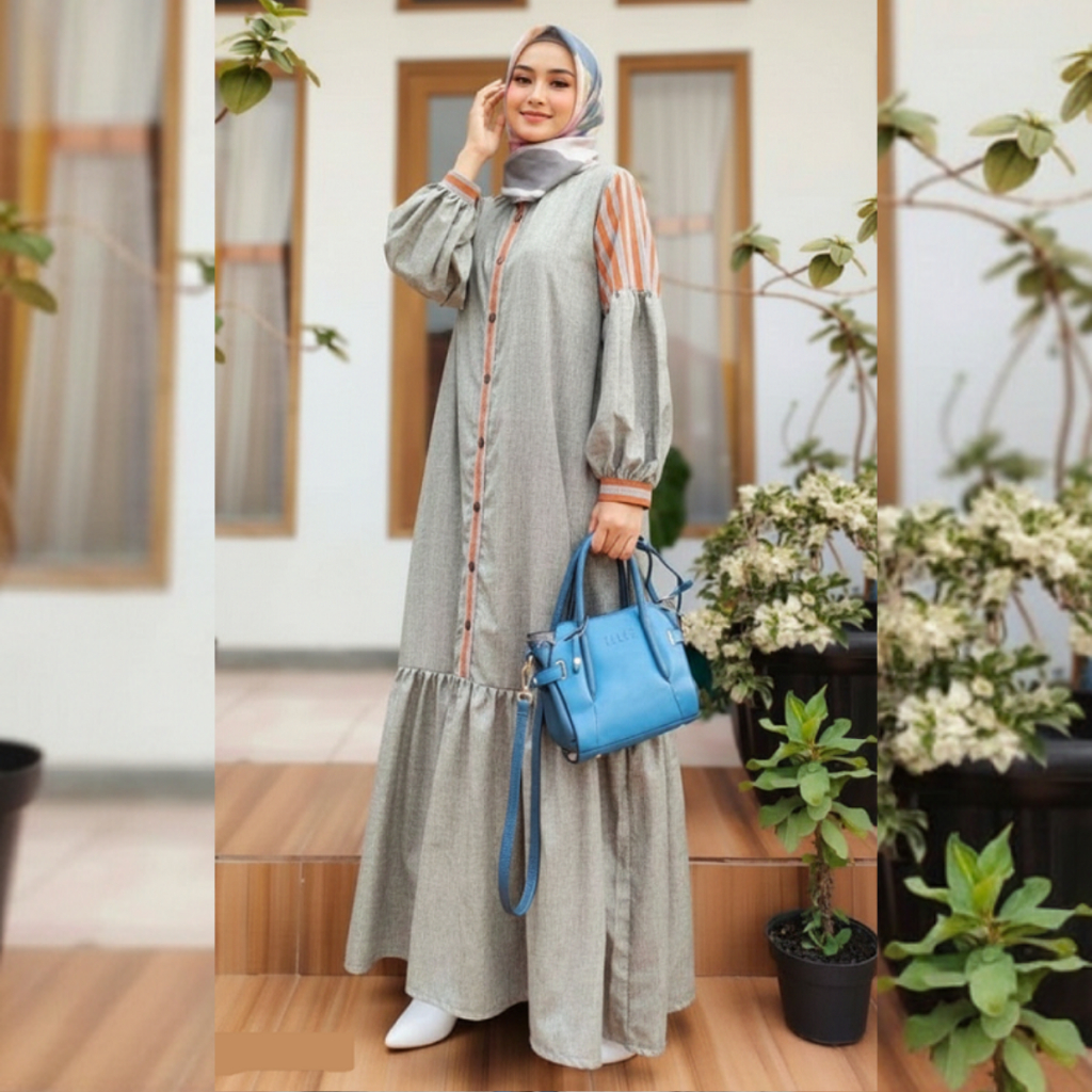 Deriana Project Shaima Dress Gamis Wanita Modern