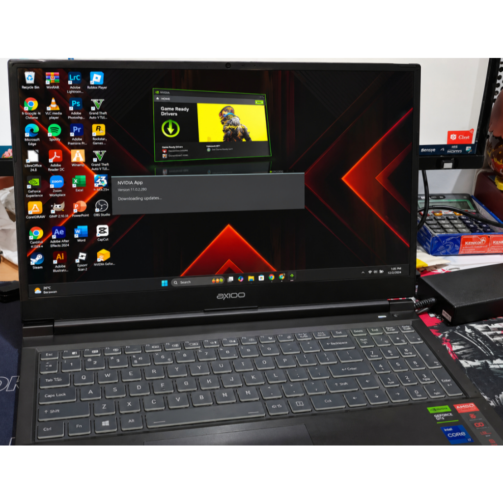 Axioo Pongo 735 I7 Gen 13 RTX 3050 6Gb