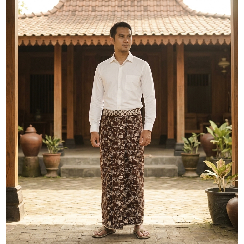 Sarung batik pria dewasa premium terbaru | Sarung batik pejabat motif GRINGSING | Sarung batik pria 