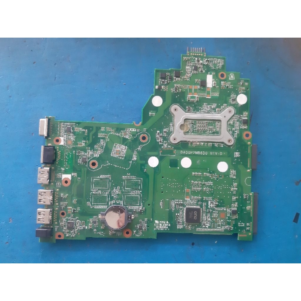 Motherboard Mobo Mesin Laptop HP 14-bw500AU Kondisi Rusak komponen masih utuh