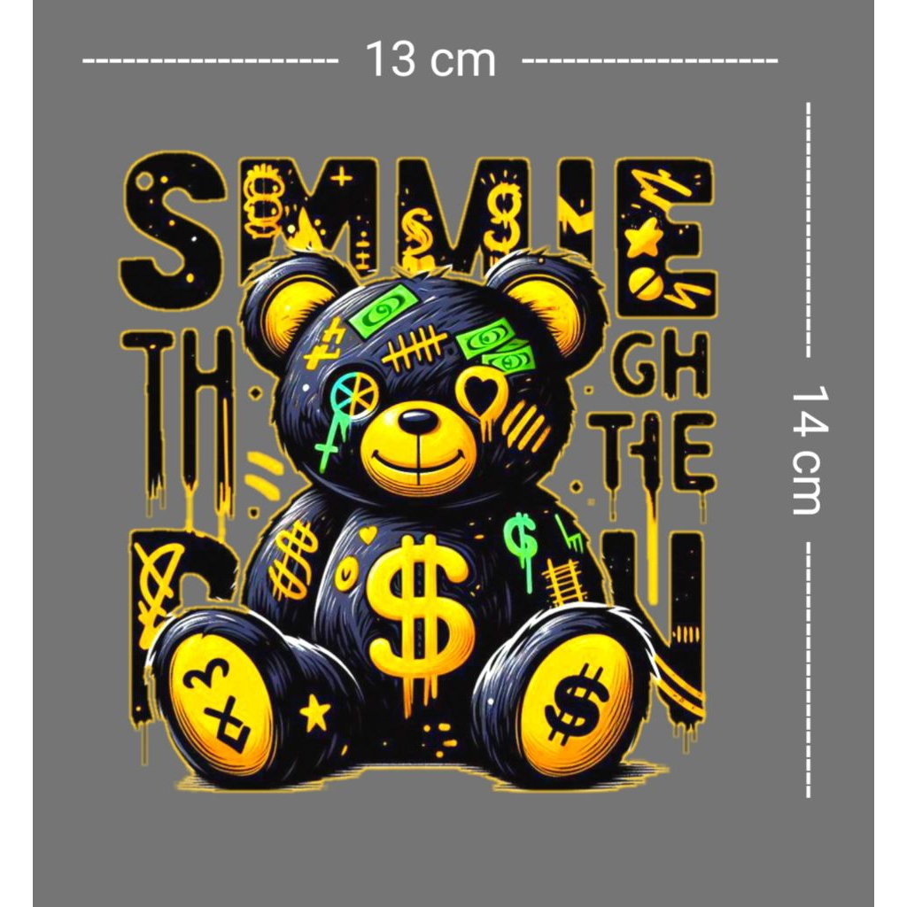 Stiker Sablon Setrika DTF Kualitas Premium | Sablon Stiker UV DTF Design Keren | Sablon Stiker DTF |
