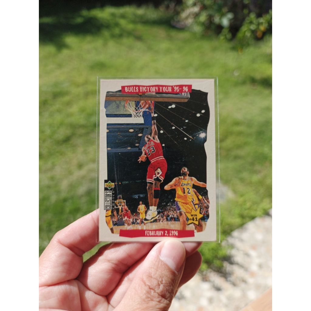 kartu basket 1996 UD CC Bulls Victory Michael Jordan