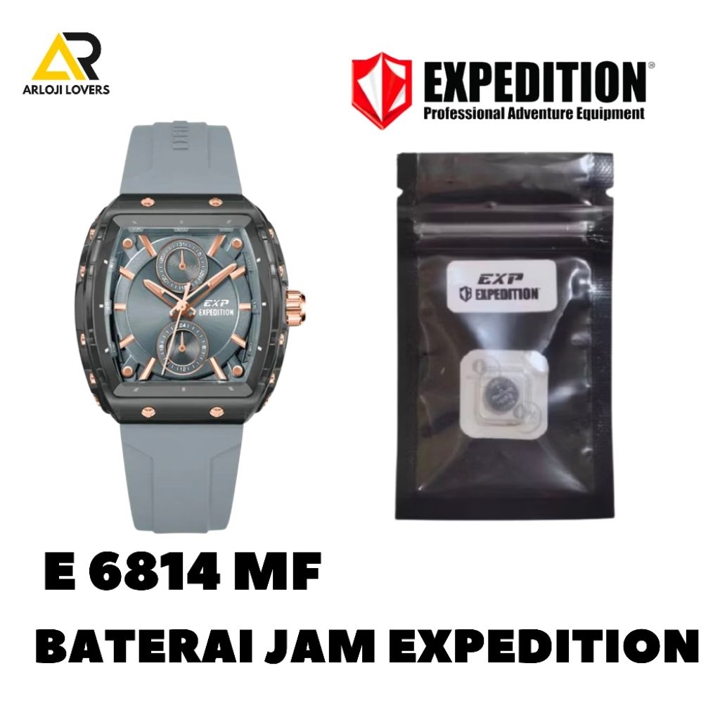 Baterai Jam Tangan Expedition Type E 6814 MF Original