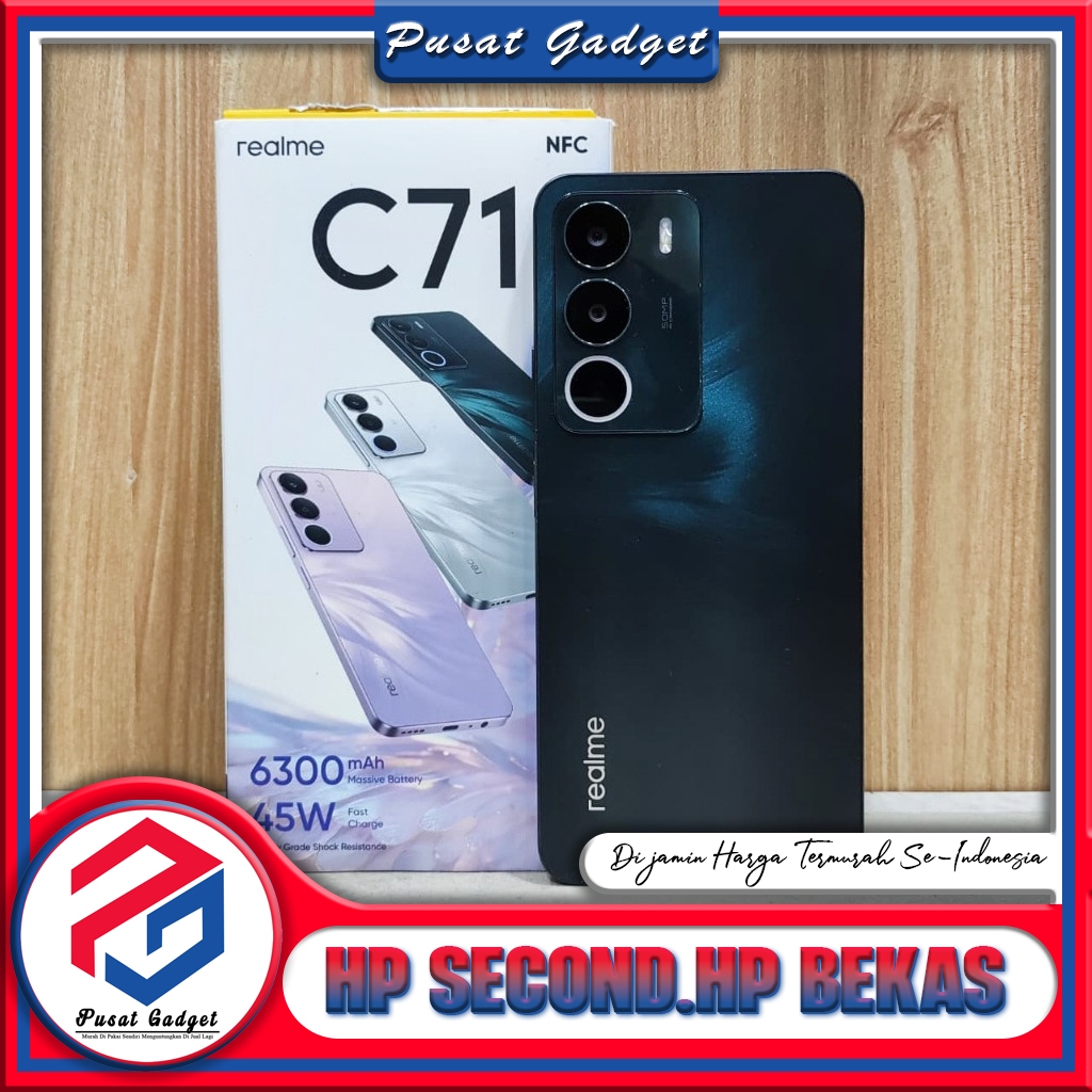 Realme C71 Ram 4/128GB | Ram 6/128GB | Ram 8/128GB Second Original Pusat Gadget
